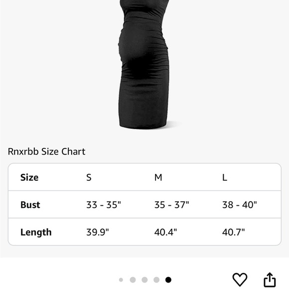 Black Sleeveless Scoop Neck Casual Bodycon Maternity Dress Side Ruching Small - Picture 4 of 6